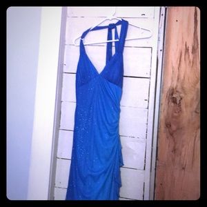 Blue sparkly dress